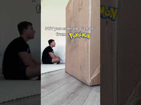 I ordered a "chair" from Pokémon...