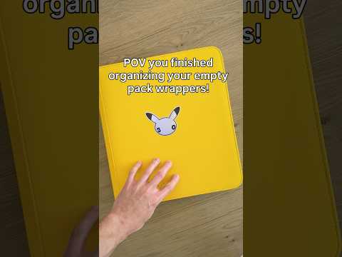 I collected EVERY Pokémon pack… in one binder 😳