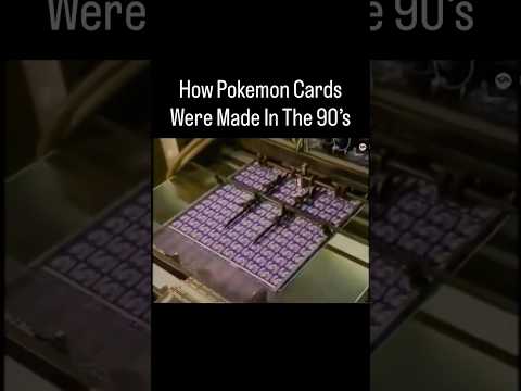 How Pokemon cards are made 🤯