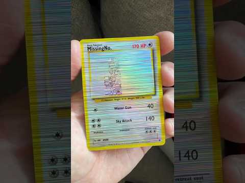 MissingNo. Pokemon card 😱