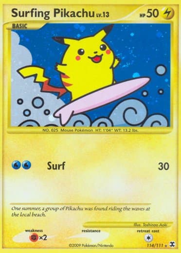 Surfing Pikachu