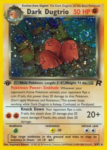 Dark Dugtrio (6)