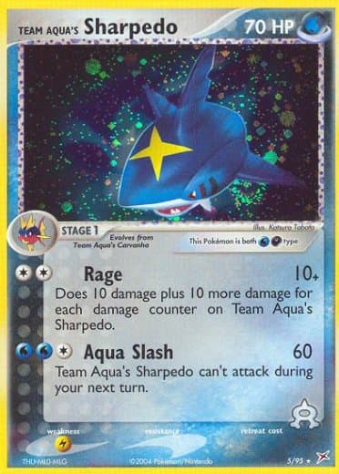 Team Aqua's Sharpedo - 5/95