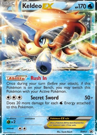 Keldeo EX - BW61