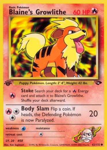 Blaine's Growlithe