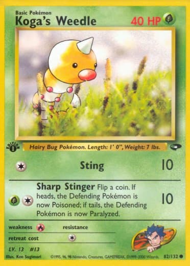 Koga's Weedle