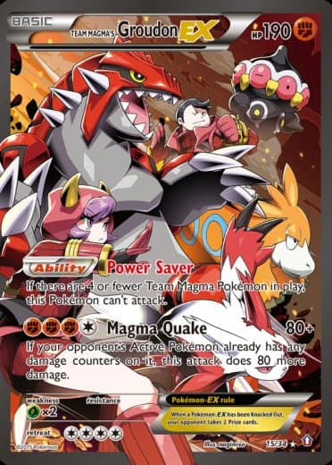 Team Magma's Groudon EX