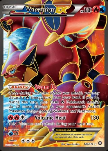 Volcanion EX (Full Art)