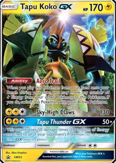 Tapu Koko GX - SM33