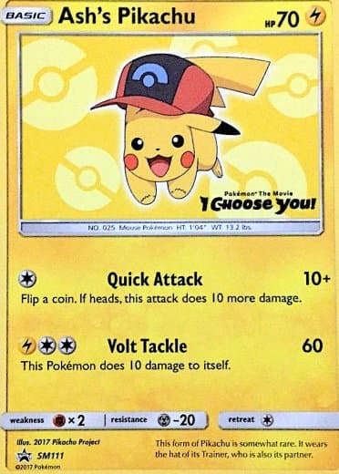 Ash's Pikachu - SM111
