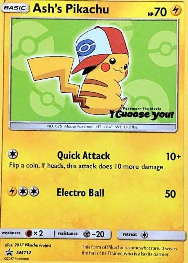 Ash's Pikachu - SM112