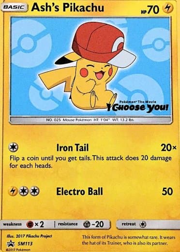 Ash's Pikachu - SM113