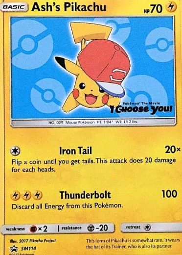 Ash's Pikachu - SM114