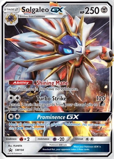 Solgaleo GX - SM104