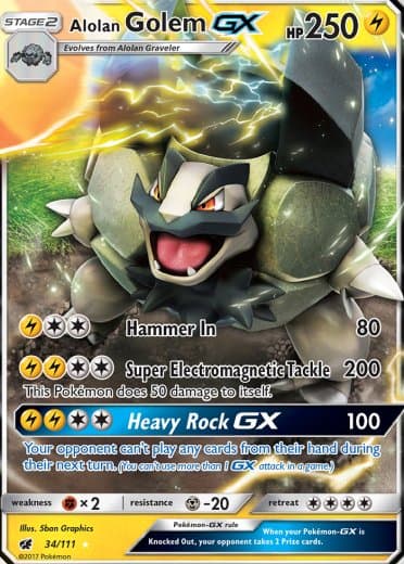 Alolan Golem GX