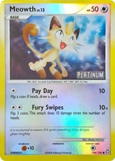 Meowth - 106/146 [Platinum]