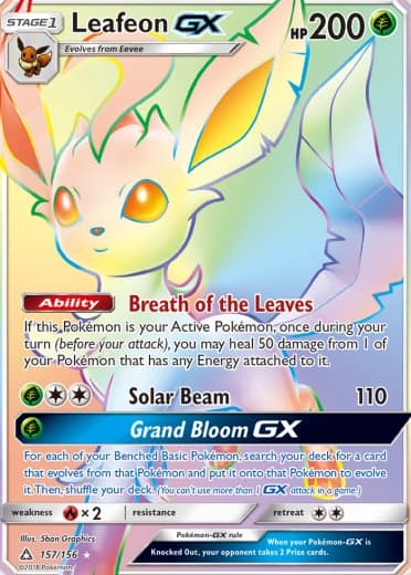 Leafeon GX (Secret Rare)