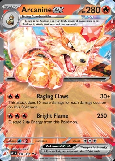 Arcanine ex - 032/198