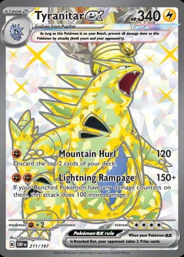 Tyranitar ex - 211/197