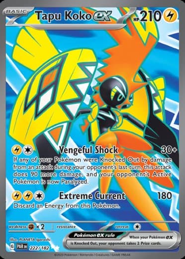 Tapu Koko ex - 222/182