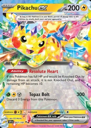 Pikachu ex - 057/191