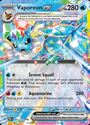 Vaporeon ex - 023/131