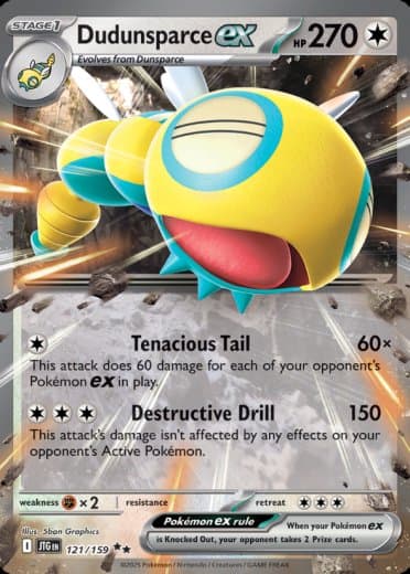 Dudunsparce ex - 121/159