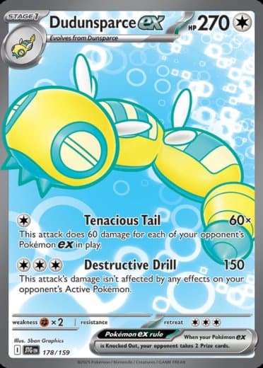 Dudunsparce ex - 178/159