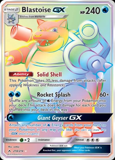 Blastoise GX (Secret)
