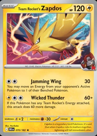 Team Rocket's Zapdos
