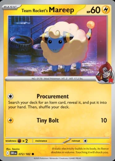 Team Rocket's Mareep