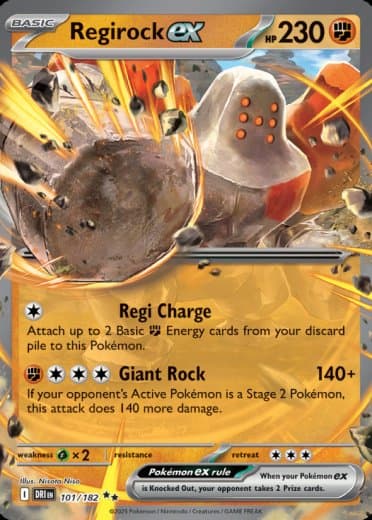 Regirock ex - 101/182