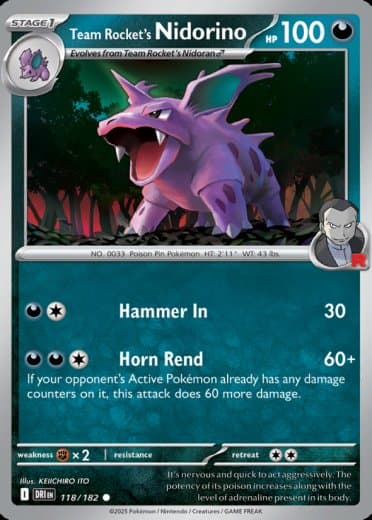 Team Rocket's Nidorino