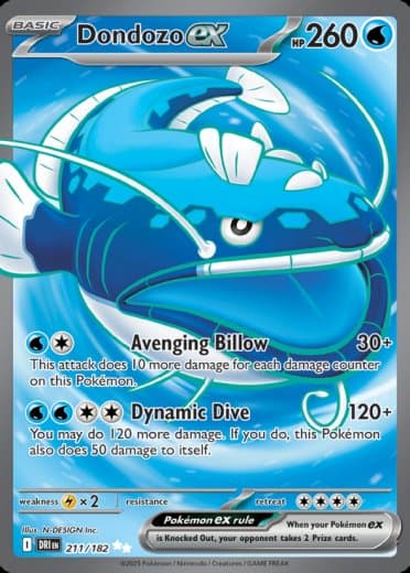 Dondozo ex - 211/182