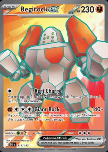 Regirock ex - 214/182