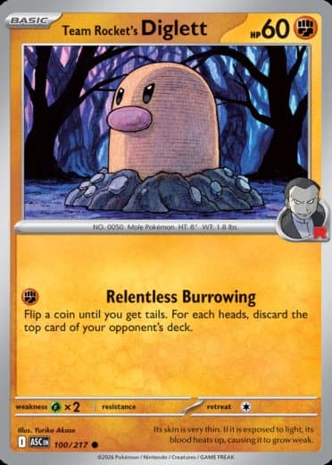Team Rocket's Diglett