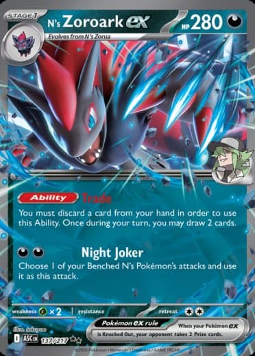 N's Zoroark ex - 137/217