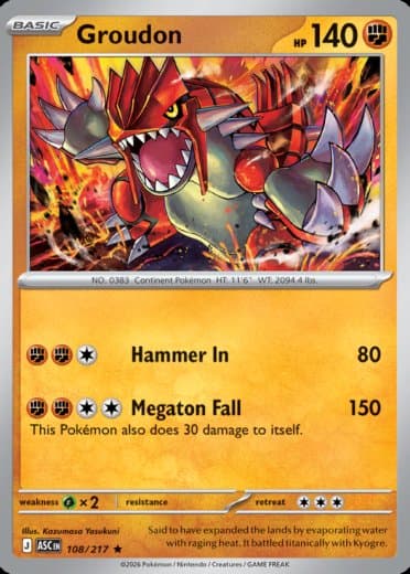 Groudon (Dusk Ball)