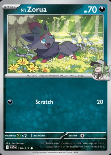 N's Zorua (Poke Ball)