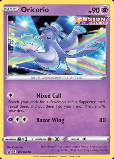 Oricorio - SWSH210